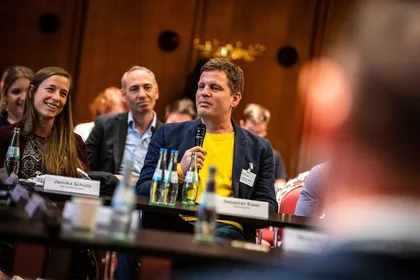 Sebastian Esser auf der Bühne
