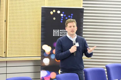Sebastian Esser beim Medieninnovationstag